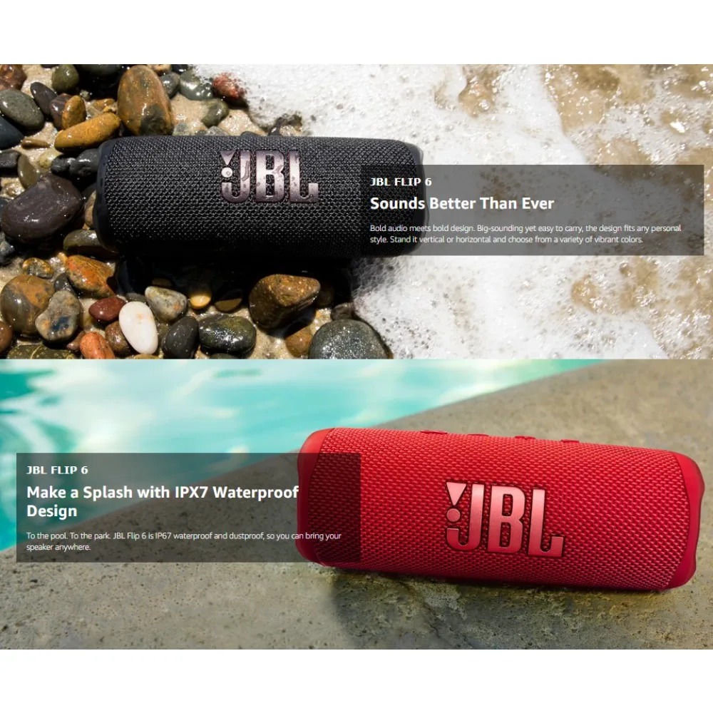 JBL FLIP6 ポータブルBluetoothスピーカー。 - Jbl Speaker Flip 6 のレビューと価格