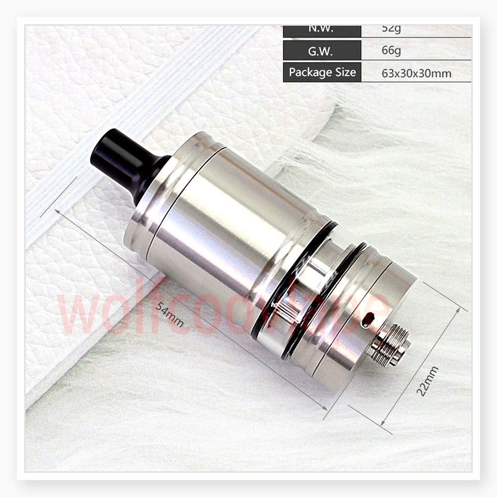 Wolfcoolvape Lindy RTA 5ml タンク - Vaping Air のレビューと価格